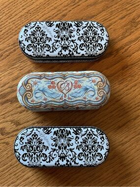 Brighton Metal Sunglasses/ Eyeglass Cases. Set of 3